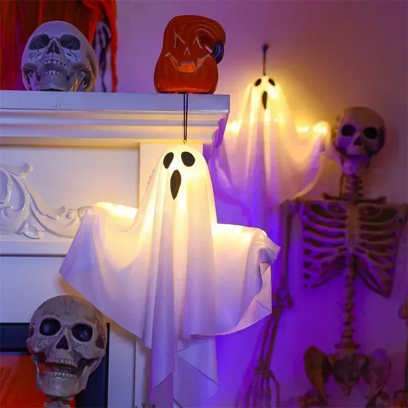 Halloween Pumpkin Decor Led - 2025 할로윈 LED 야간 조명 유령