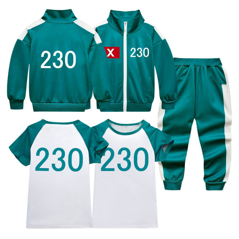 Halloween Costume Kids - 2025년 신제품 어린이 맞춤형 오징어 게임