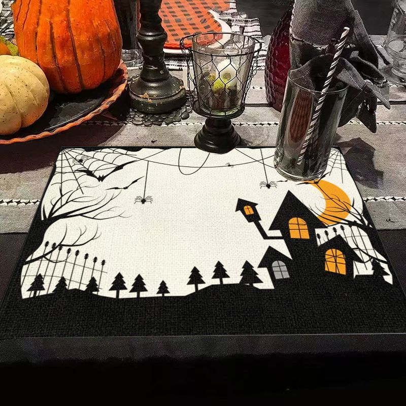 Spider Web Halloween Decoration - VIKAMA 블랙 화이트 유령의 집 할로윈