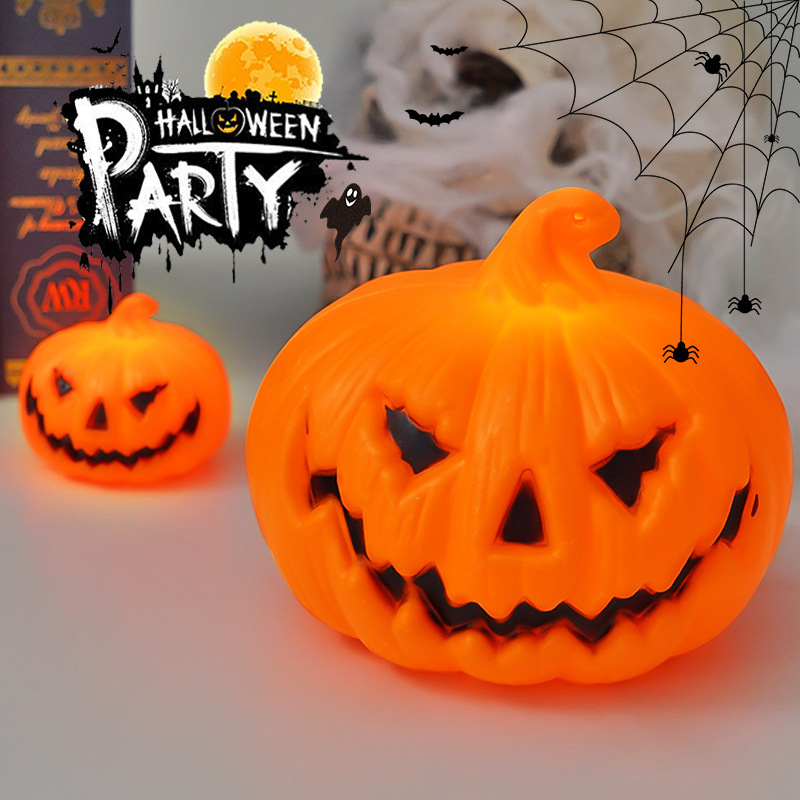 Halloween Pumpkin Decor Led - 할로윈 LED 호박 램프 장식품 공포