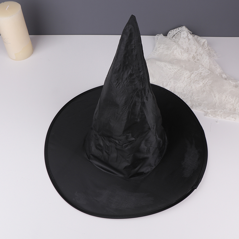 1개 할로윈 검은 마녀 모자 캡 걸이형 마녀 모자 코스 - Halloween Party Supplies 리뷰 및 가격
