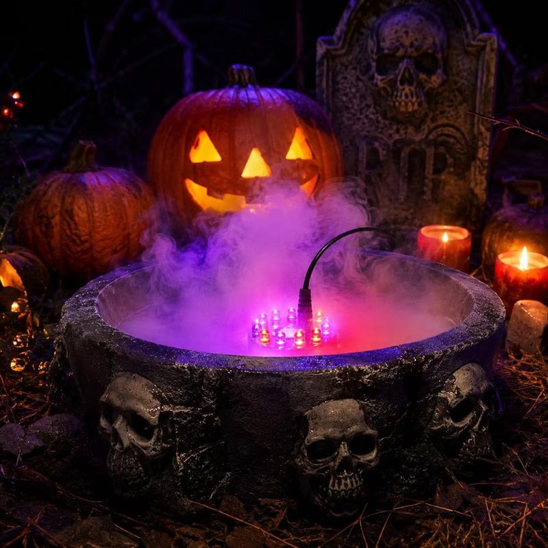 할로윈 연기 분사기, 미니 LED 호박 조명, 분수 연 - Halloween Pumpkin Decor Led 리뷰 및 가격