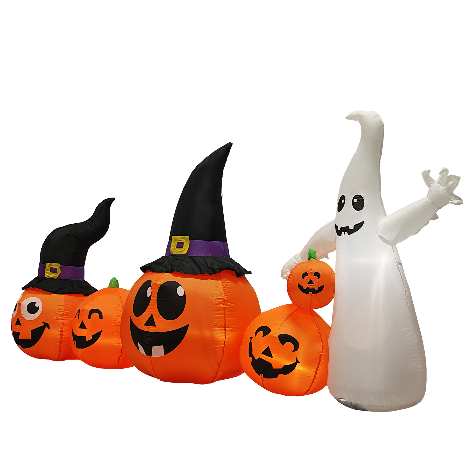 8피트 길이의 할로윈 풍선 호박 유령 야외 장식, 잔디 - Halloween Pumpkin Decor Led 리뷰 및 가격
